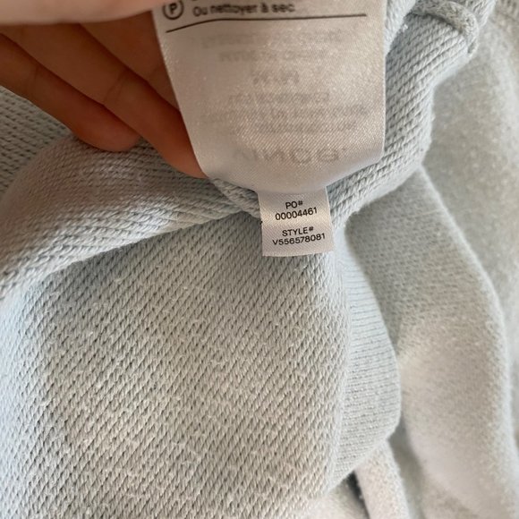 VINCE Ribbed Raglan Sleeve Crewneck Long Sleeve Sweater Top - Picture 8 of 9